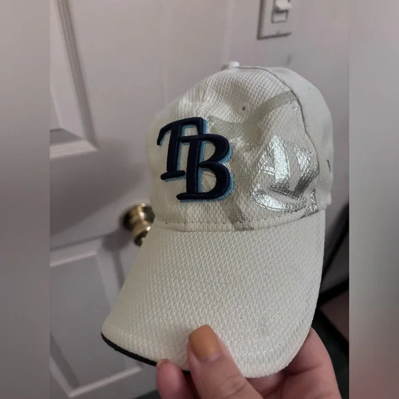 Tampa Bay Rays white baseball cap - Picture 4 of 4